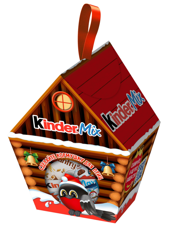 Набор подарочный Kinder Mix Кормушка для птиц, 99.7г