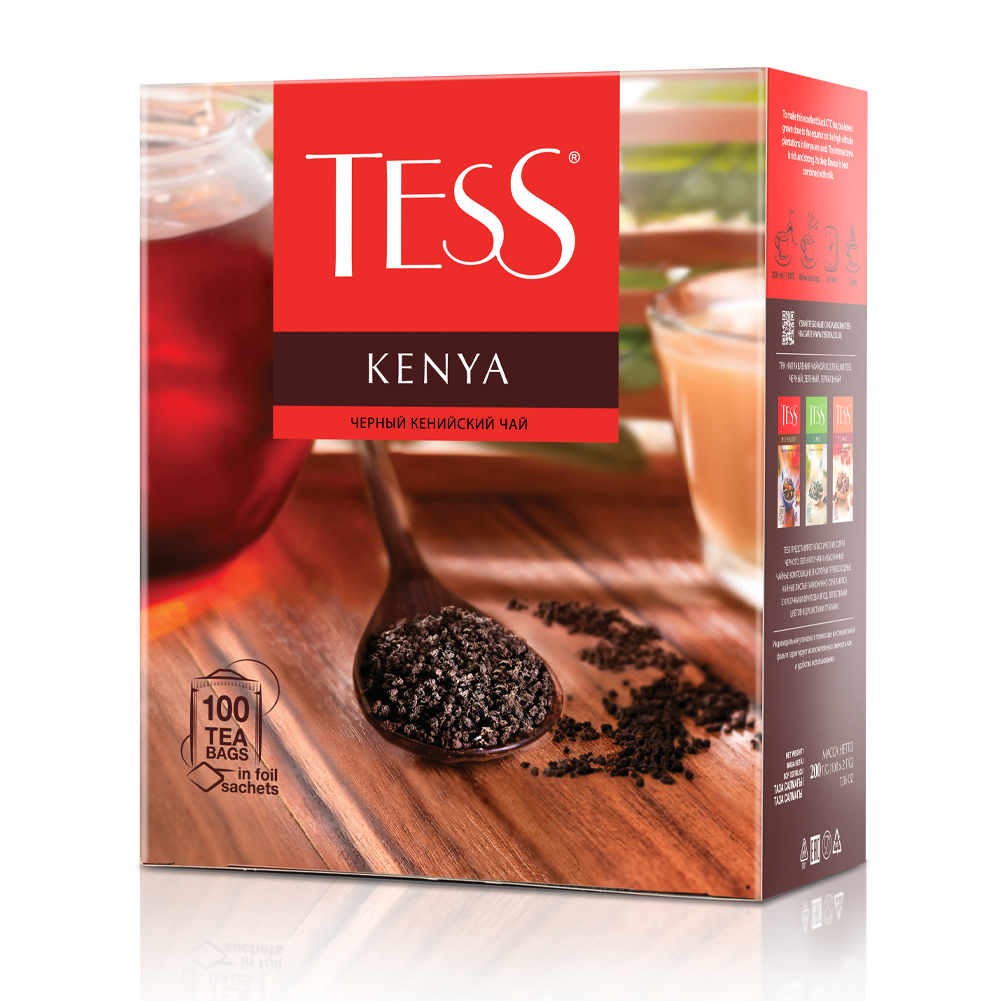 Чай черный Tess Kenya в пакетиках 1,5 г 100 шт