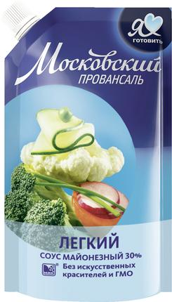 Майонезный соус Московский жировой комбинат Московский провансаль Легкий 30%, 390 мл