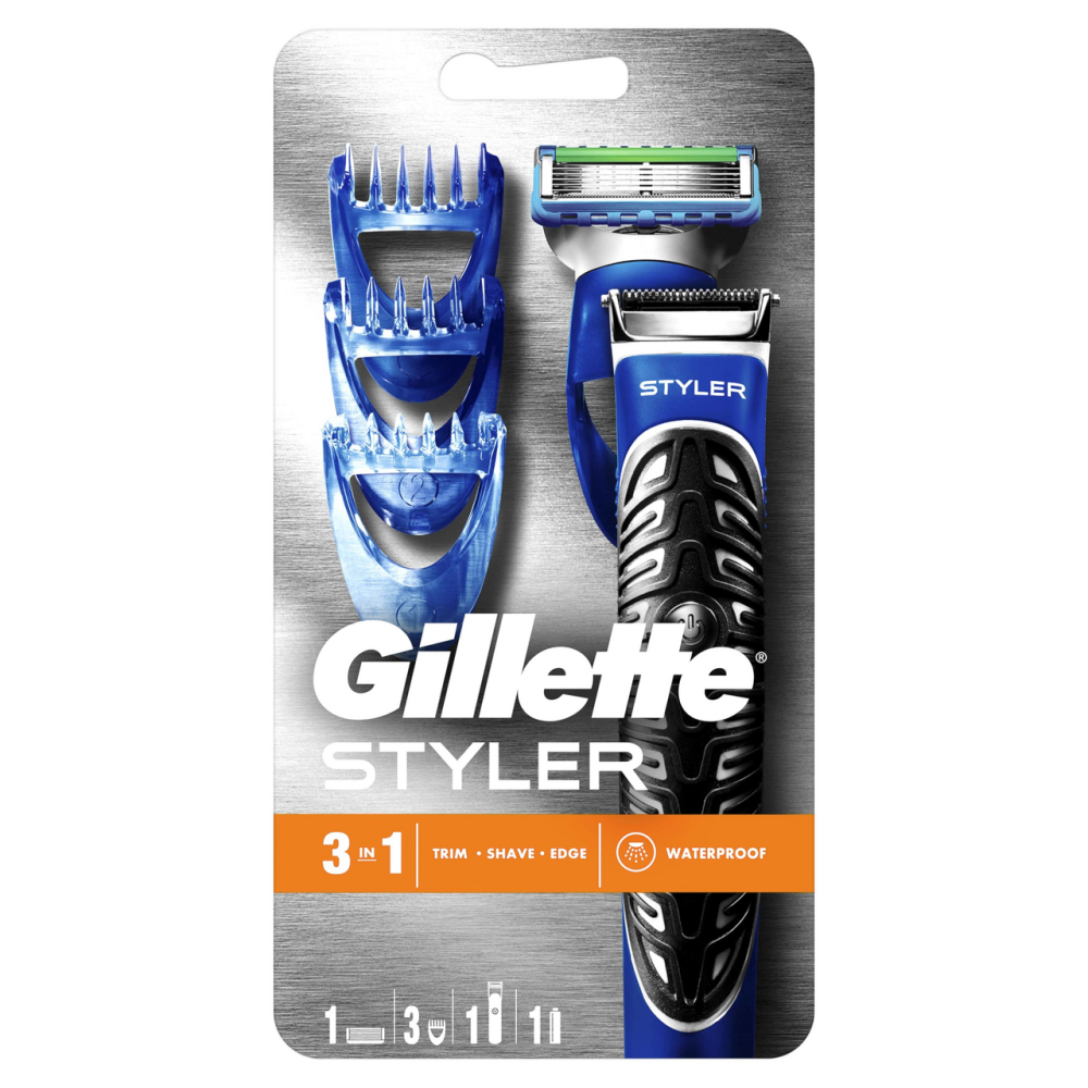 Стайлер Gillette Fusion с бритвенной насадкой ProGlide Power, 3 насадки