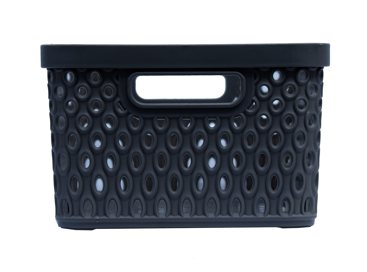 Корзина Smartware Katre Antracite для хранения 11 x 18 x 26, 4.5л