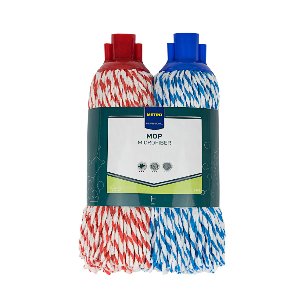 Насадка для мопа микрофибра METRO PROFESSIONAL 2 штуки, 155г