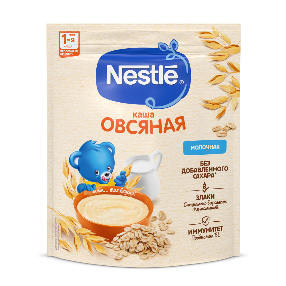 Каша овсяная Nestle молочная, 200г