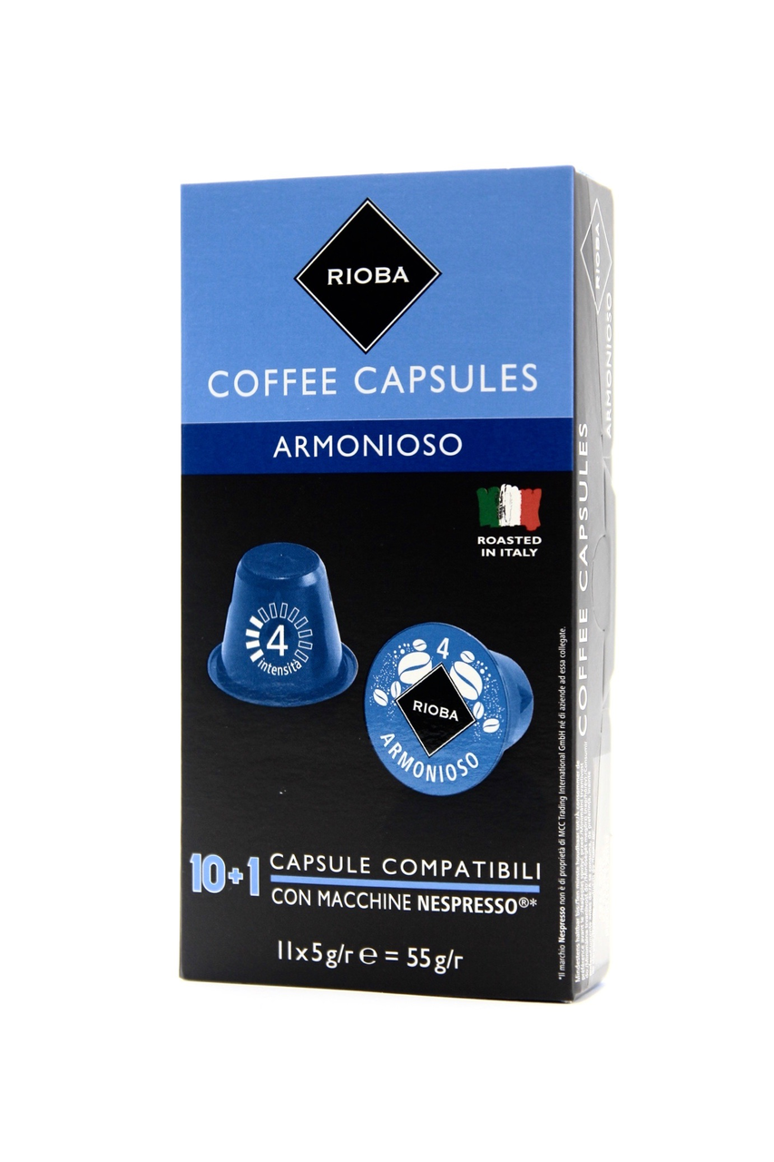 Капсулы RIOBA Armonioso, 10 х 5 г