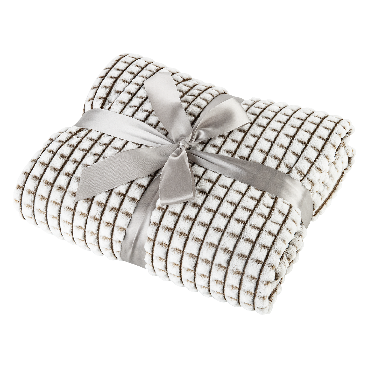 Tarrington House Плед шоколадный микрофибра велюровый 280г, 150 x 200см