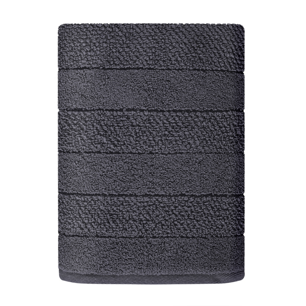Полотенце Verossa Milano махровое черное хлопок, 70 х 140см