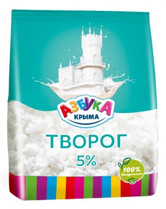 Творог Азбука Крыма 5%, 300г