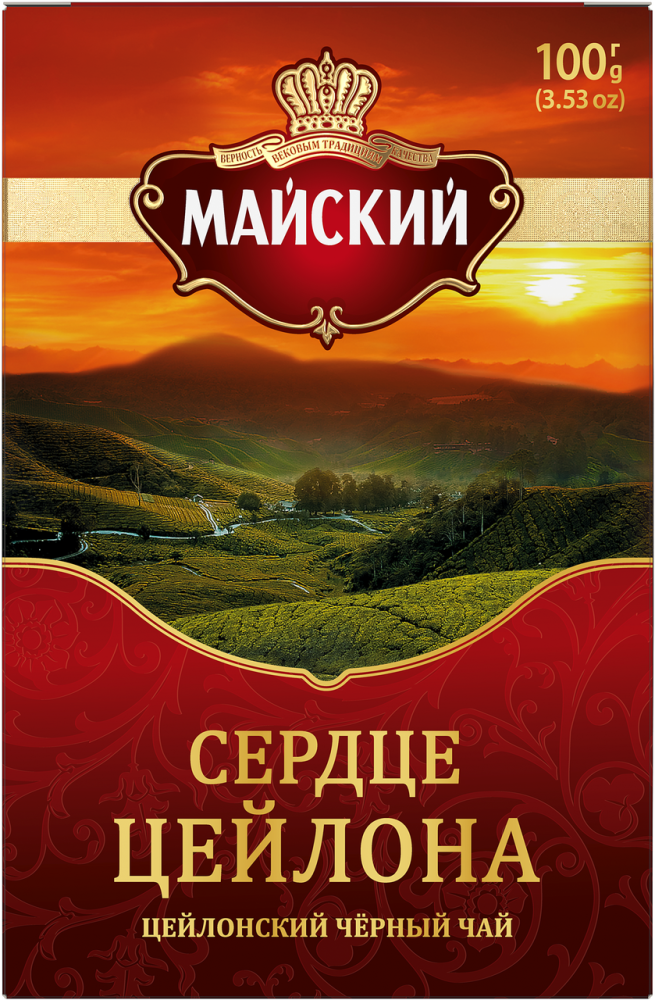 Чай Майский черный сердце цейлона, 100г