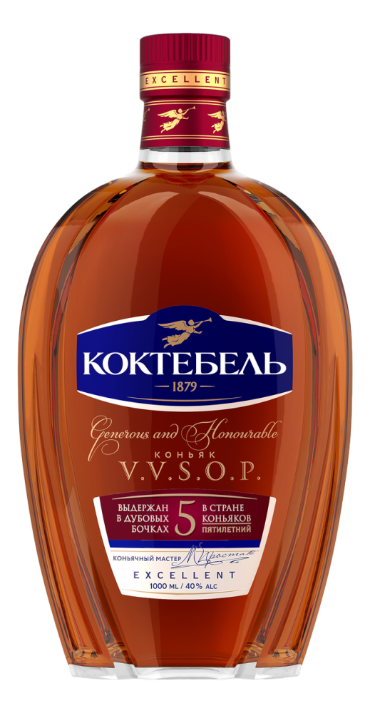 Коньяк Коктебель 5 лет, 1л
