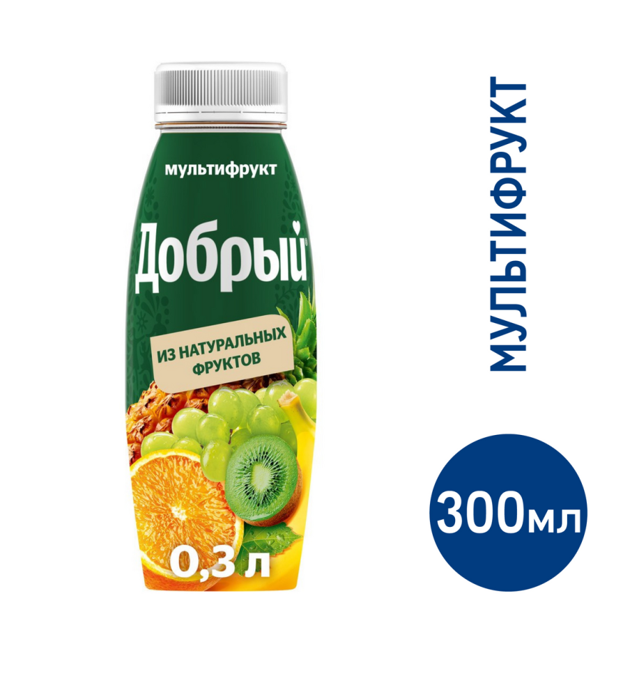 Нектар Добрый Мультифрукт обогащенный провитамином А, 300мл
