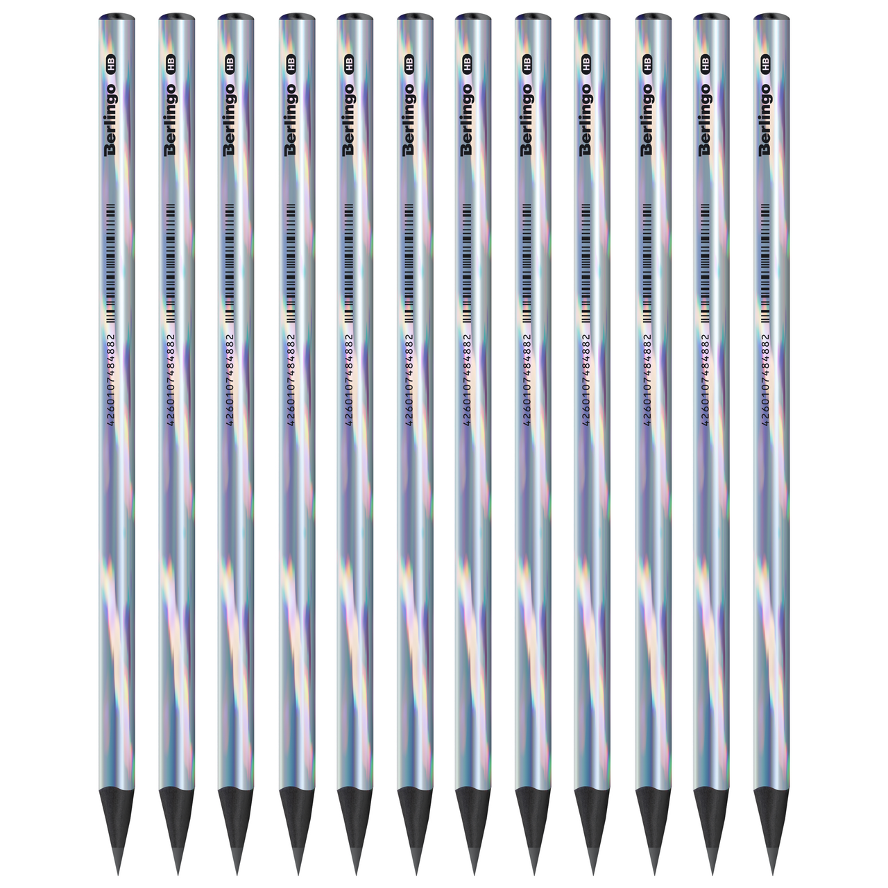 Карандаши Berlingo Starlight черногрифельные Hb, 12шт