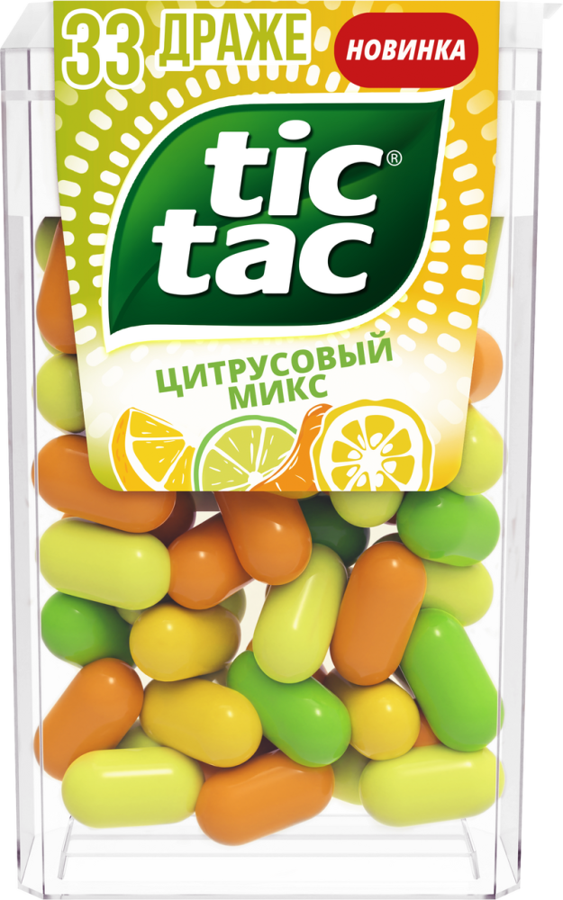 Драже Tic Tac цитрусовый микс, 16г
