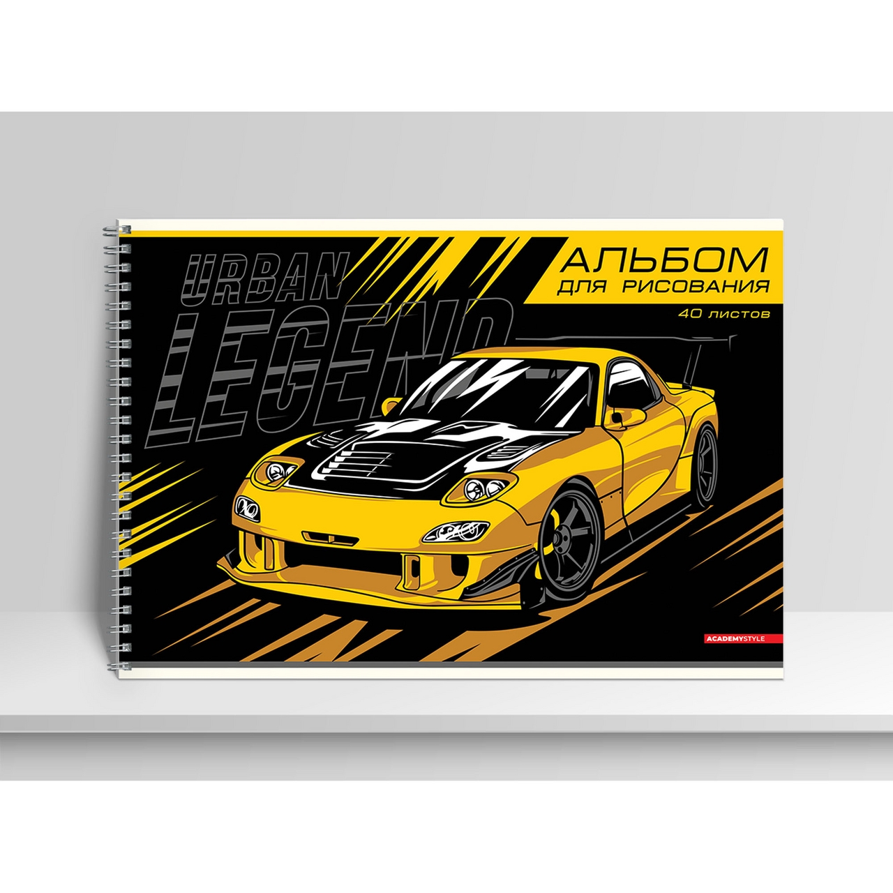 АЛЬБОМ A4/40Л/100Г СПИР AS