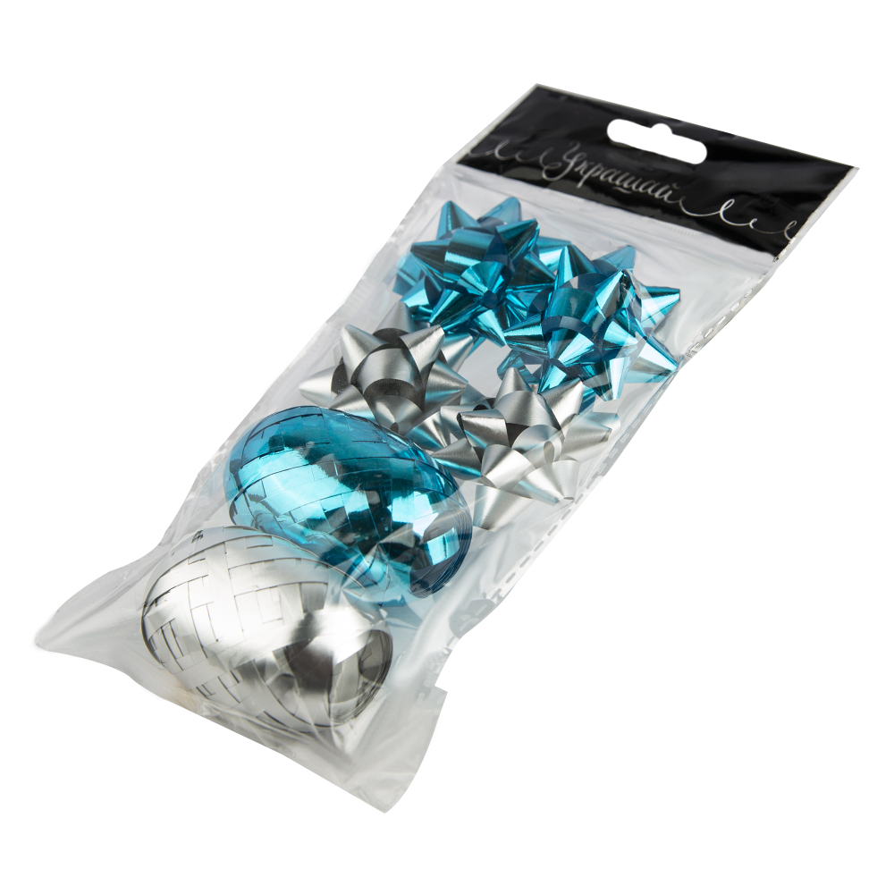 Набор Арт и Дизайн 4 банта 50мм+ 2 ленты 5 x 1000мм Набор Арт и Дизайн 4 банта 50мм+ 2 ленты 5 x 1000мм