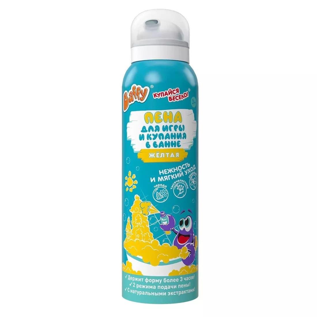 Пена Baffy детская для купания в ванне в ассортименте, 200мл
