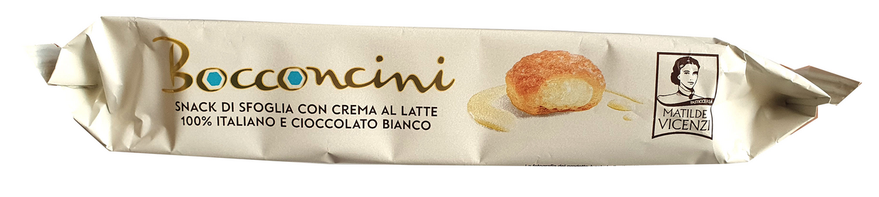 Пирожные Vicenzi Bocconcini слоеные с молочным кремом, 100г