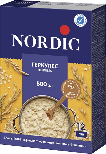 Хлопья Nordic Геркулес, 500г