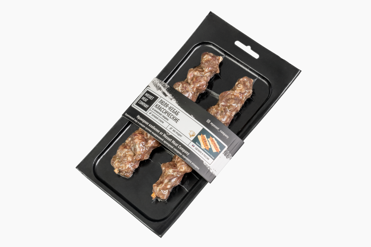 Люля-кебаб Myasoet Meat Company мраморная говядина охлажденный, 180г