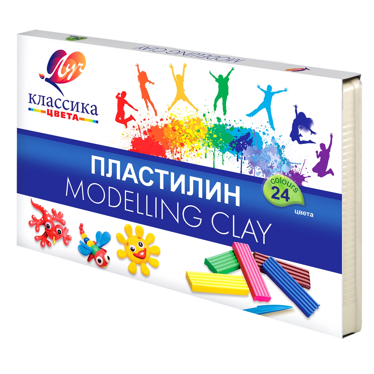 ПЛАСТИЛИН КЛАССИКА 24ЦВ ЛУЧ