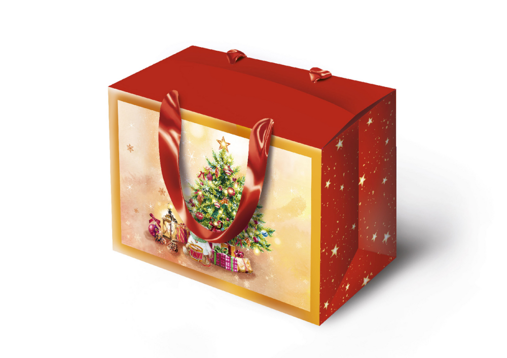 Сумка-коробка Арт и Дизайн Новый Год, 27 x 20см Сумка-коробка Арт и Дизайн Новый Год, 27 x 20см