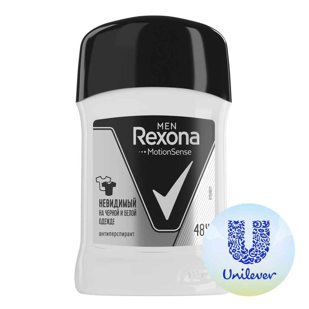 Дезодорант-антиперспирант Rexona Men Невидимый для черного и белого стик 50 мл
