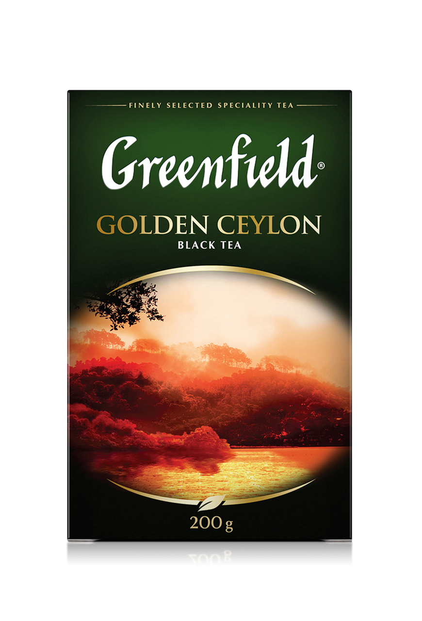 Чай Greenfield Голден Цейлон черный крупнолистовой, 200г