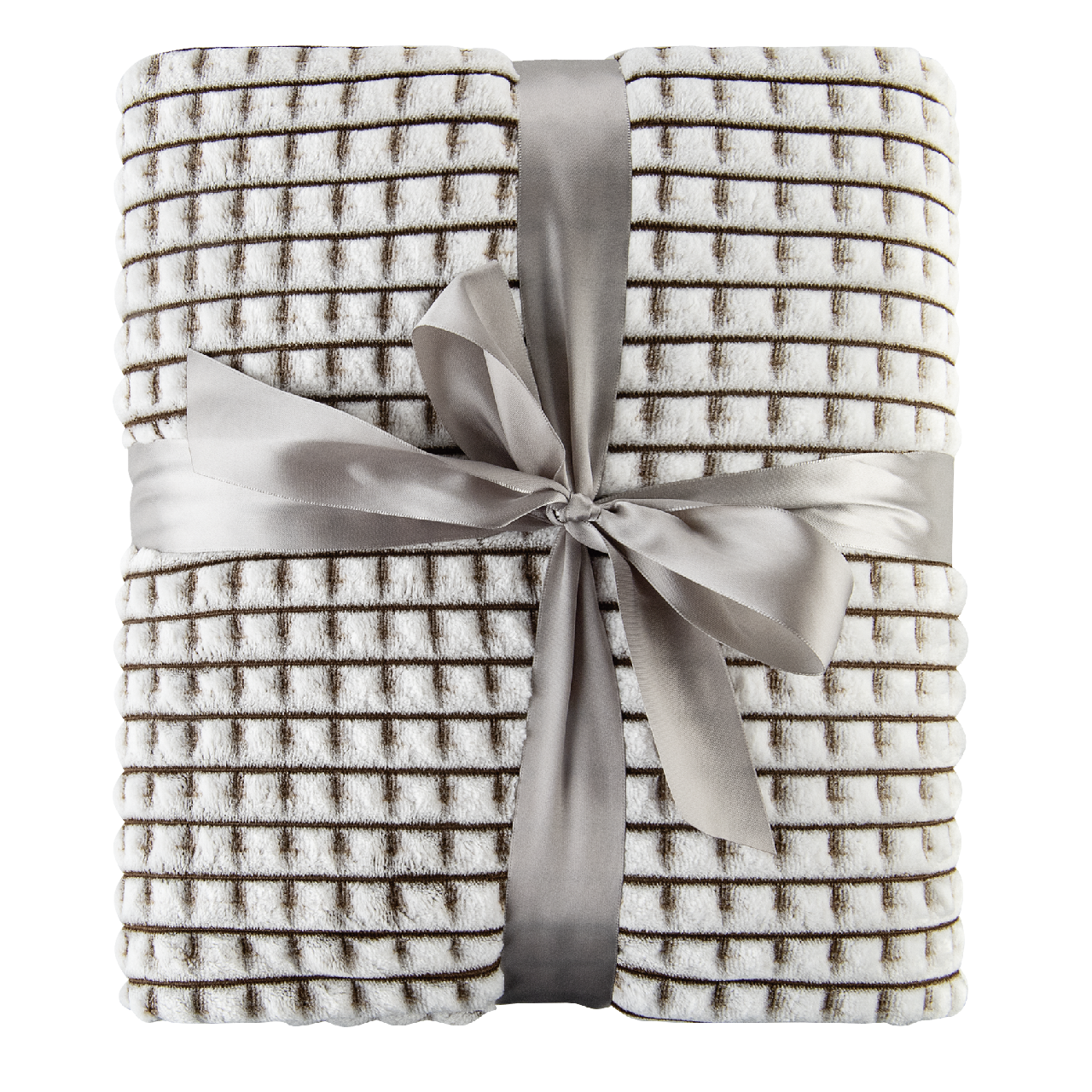 Tarrington House Плед шоколадный микрофибра велюр 280г, 200 x 220см