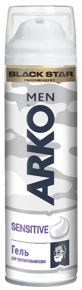 Гель для бритья Arko Men Fresh мужской с ментолом 200мл