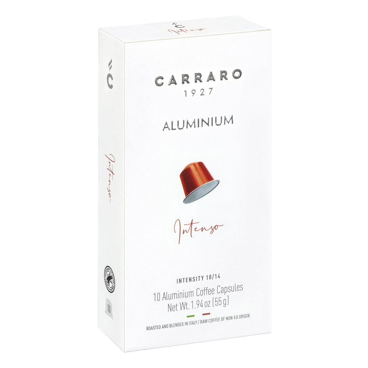 Кофе в капсулах Carraro Intenso для кофемашин Nespresso 10шт, 55г