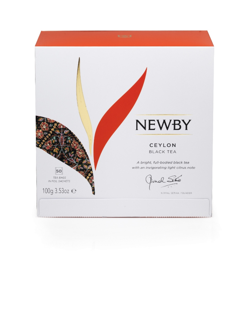 Чай черный Newby Ceylon в пакетиках 2 г 50 шт