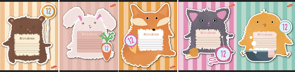 Тетрадь Academy Style клетка 12 л