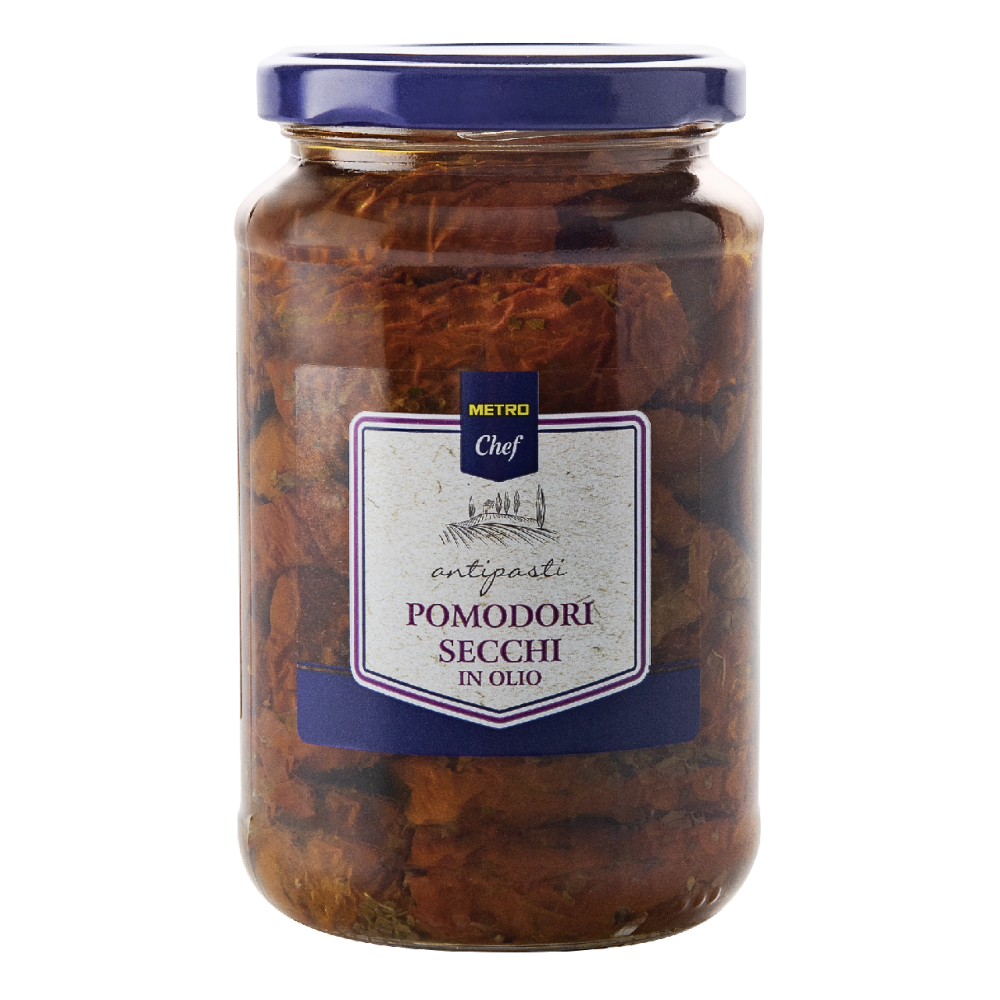 Томаты Metro Chef сушеные половинки в банке, 340г