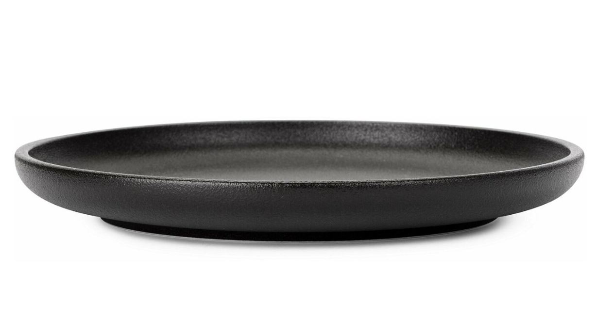 Тарелка десертная Domenik Rock black, 21см