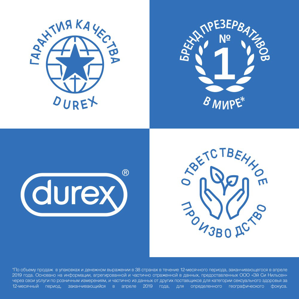 Презервативы Durex Pleasuremax с ребрами и пупырышками 12 штук