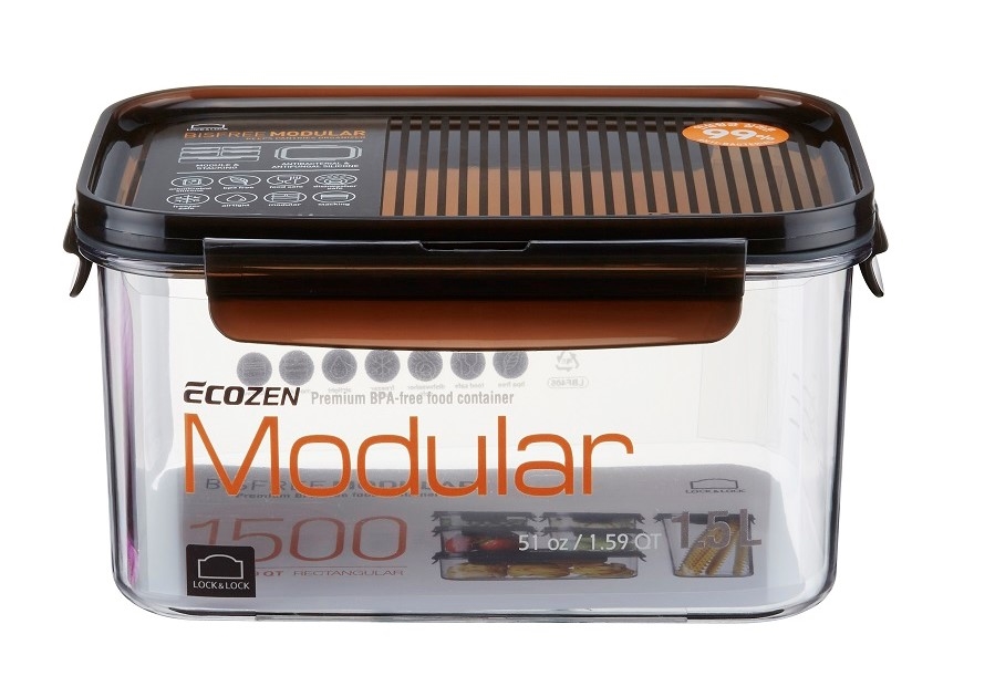 Контейнер для еды Lock & Lock Modular LBF405, 1.5л