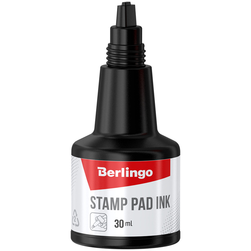Краска Berlingo штемпельная синяя, 30мл