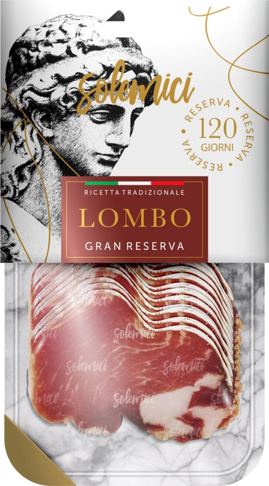 Корейка из свинины Solemici Lombo сыровяленая нарезка, 50г