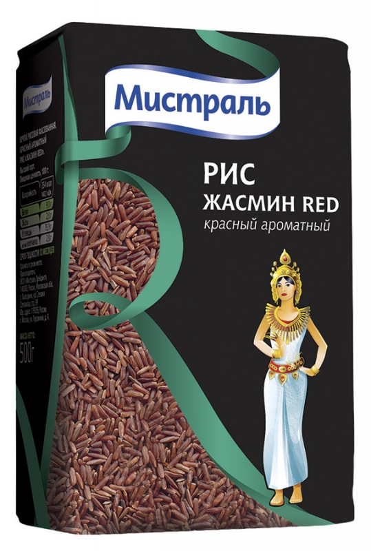 Рис Мистраль Жасмин Red красный ароматный, 500 г