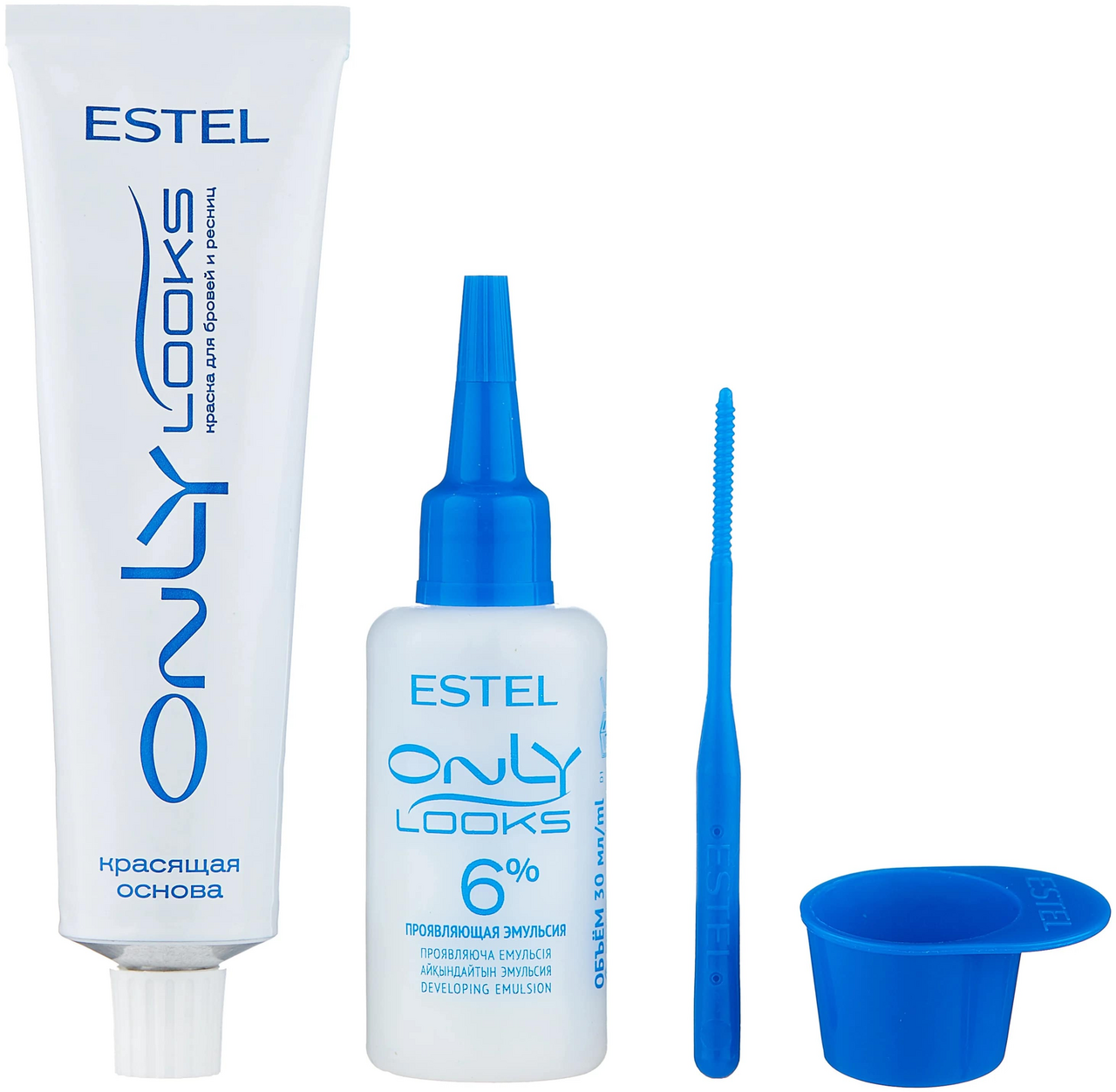 Краска Estel Only Looks для бровей и ресниц 602 коричневый, 80мл