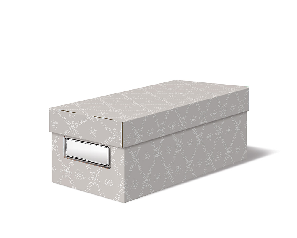 Коробка Лакарт Дизайн Basic для хранения бежевая размер XS, 3шт