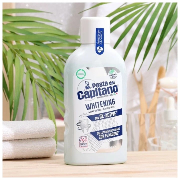 Ополаскиватель для рта Pasta del Capitano отбеливающий, 400мл