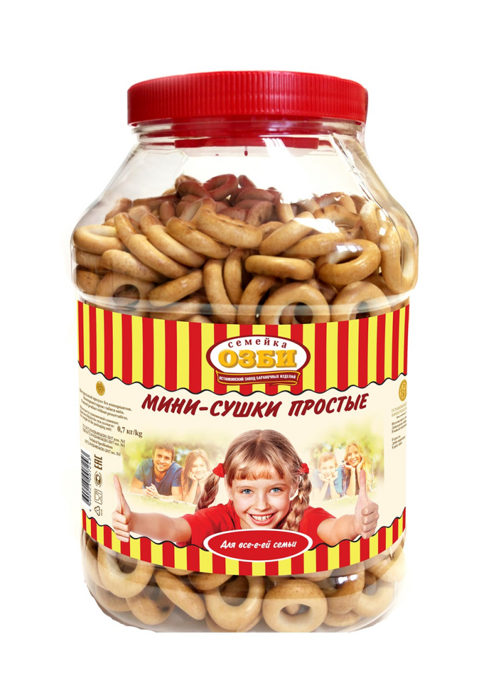 Мини-сушки Семейка Озби простые, 700г