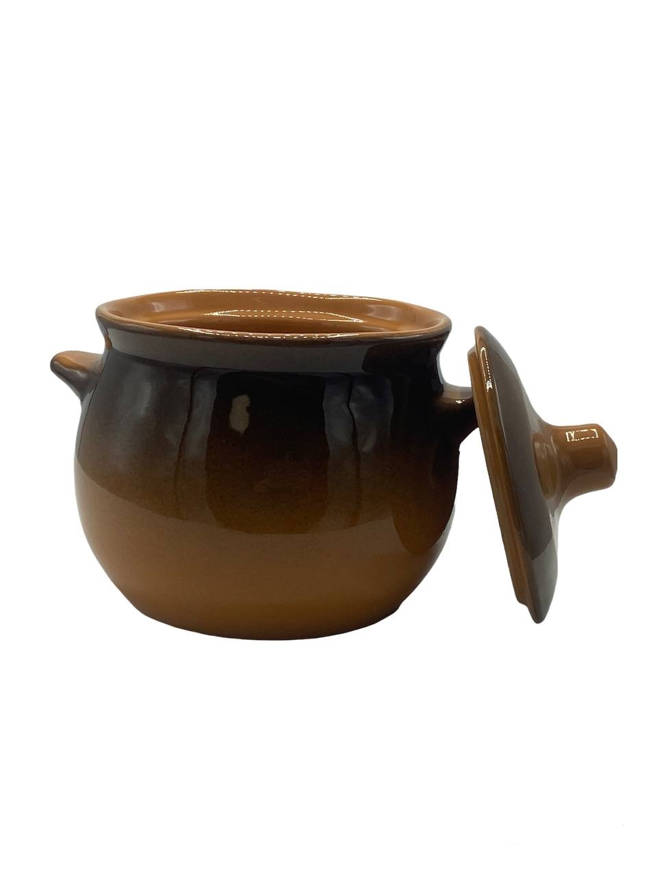 Горшок для запекания Борисовская керамика Пиканто коричневый, 650мл