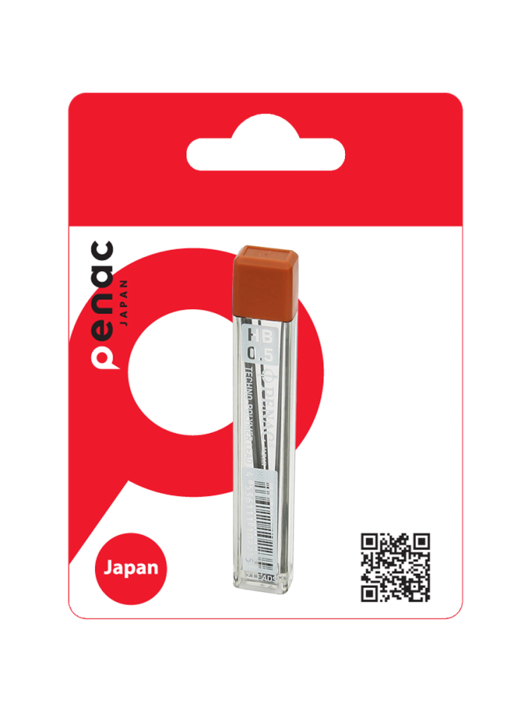 Грифель Penac блистер 2В, 0.5мм
