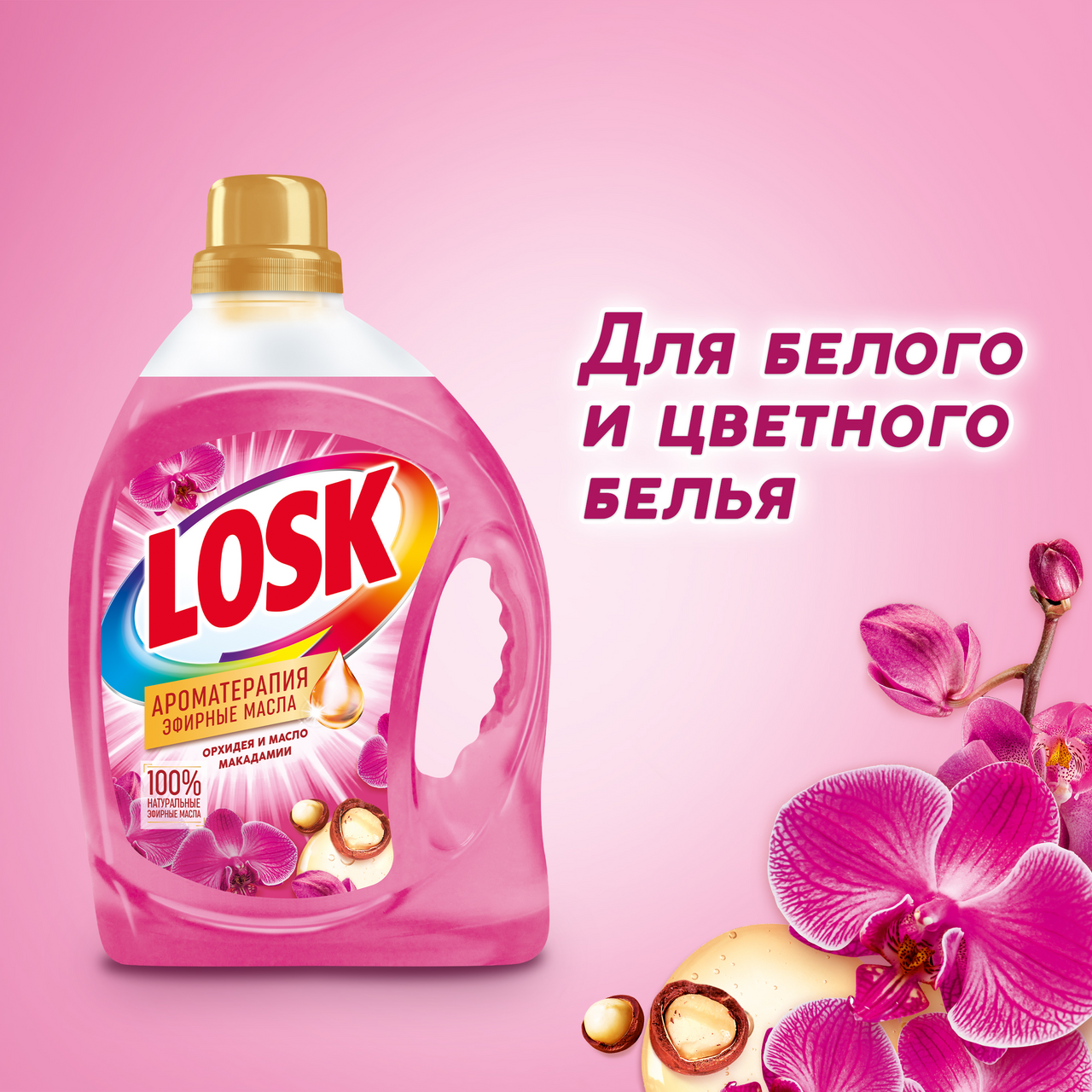 Гель для стирки Losk Aroma Орхидея 2.19 л