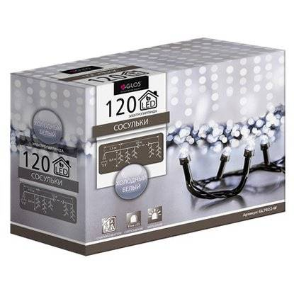 Гирлянда сосульки B&H 120Led, 10 x 0.4м