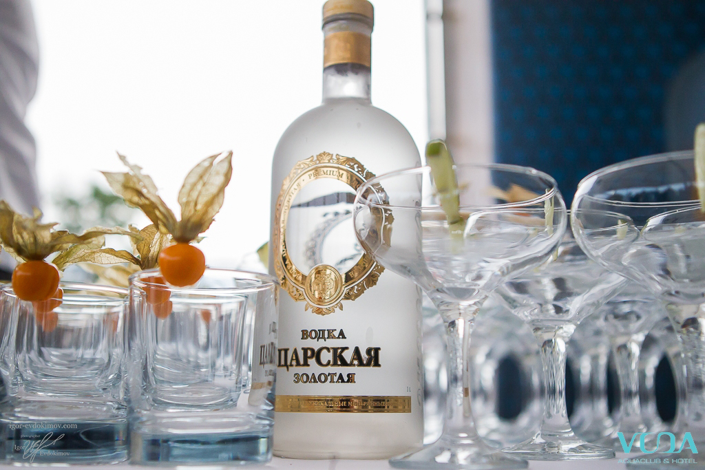 Водка Царская Золотая, 0.5л