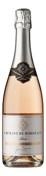 Вино игристое Jean Degaves Cremant de Bordeaux розовое брют, 0.75л